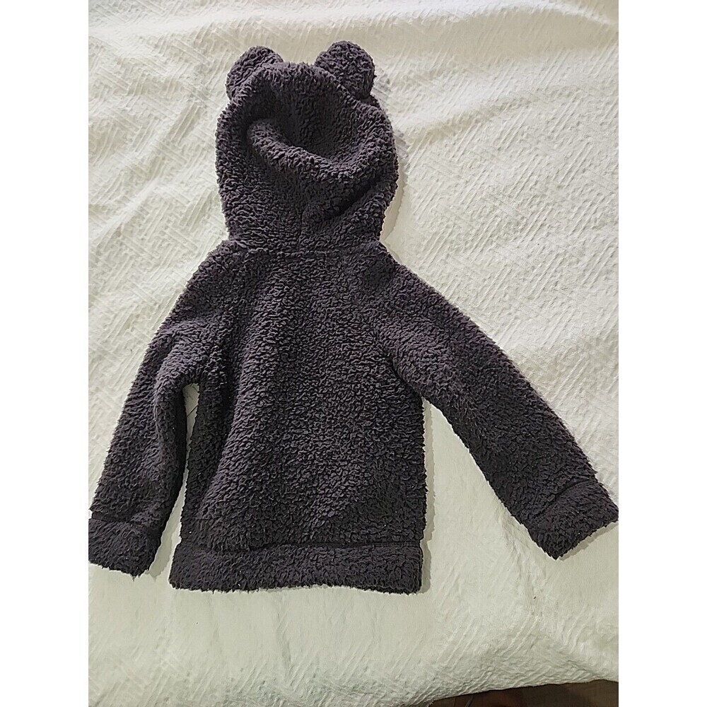Disney Sherpa Sweater For Toddler Girl's Size 2T Black Warm Minnie Mouse - Picture 7 of 7